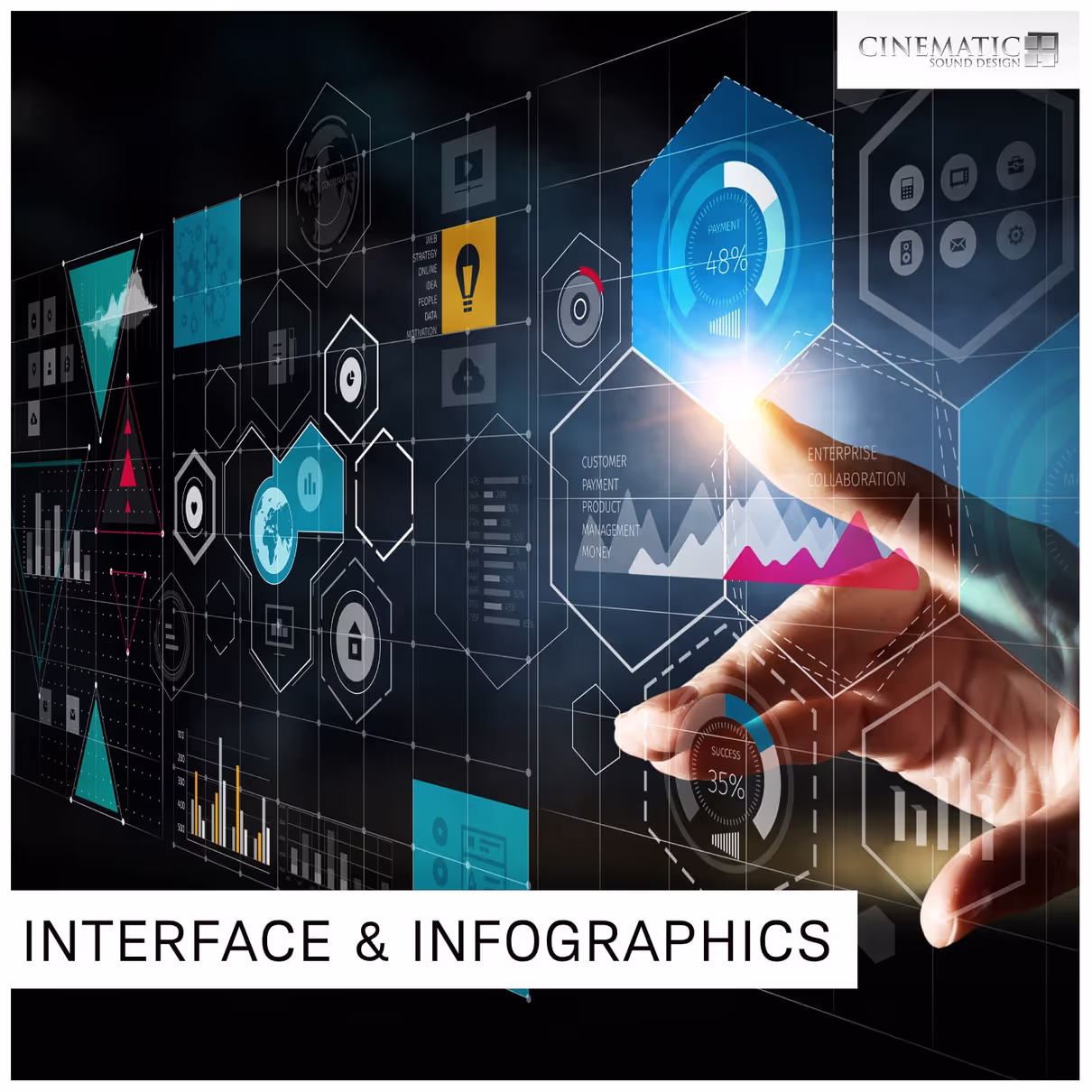 Interface & Infographics sound effects library by Cinematic Sound Design