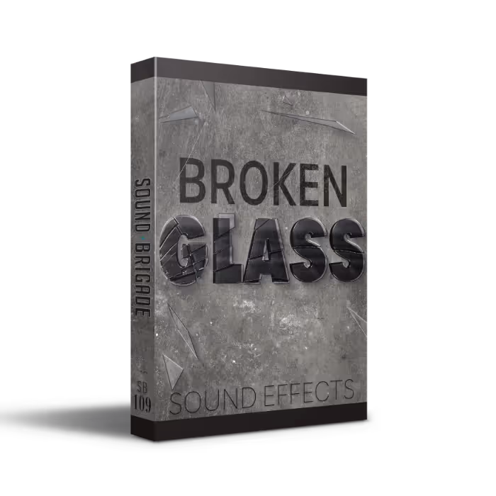Broken Glass (SB109) sound effects library by Sound Brigade