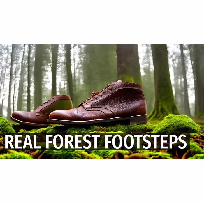 Real Forest Footsteps sound effects library by MRFX