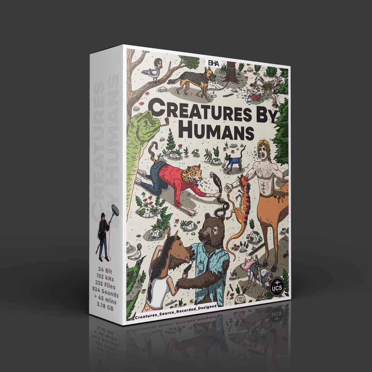 Creatures By Humans sound effects library by Ben Harding Audio LTD