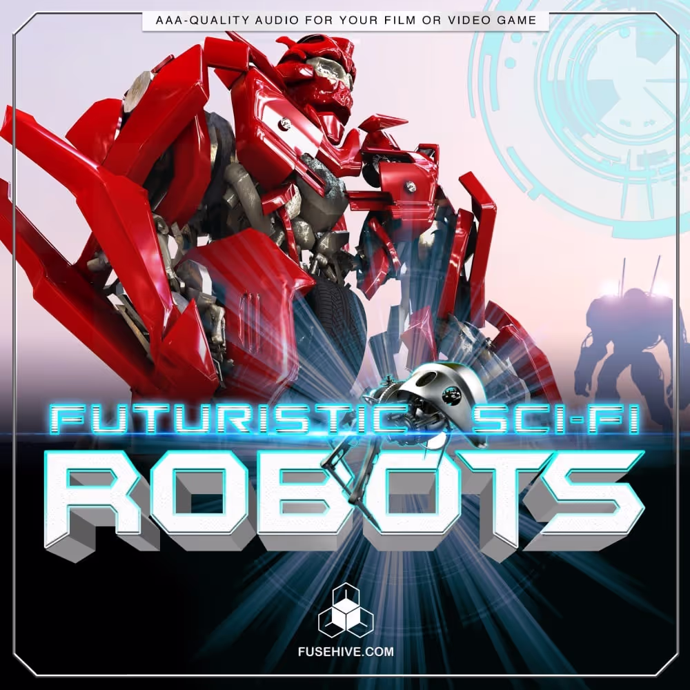 Futuristic Sci-Fi Robots and Transforming Machines sound effects library by Fusehive