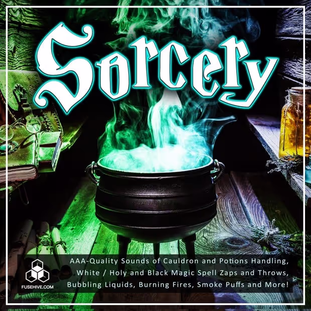 Sorcery Magic - Fantasy Witch Potions &Medieval RPG Spells sound effects library by Fusehive