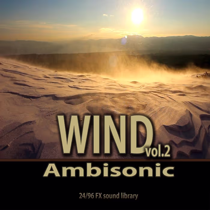 Ambisonic Wind Vol.2 sound effects library by IVO VICIC SOUND LIBRARIES