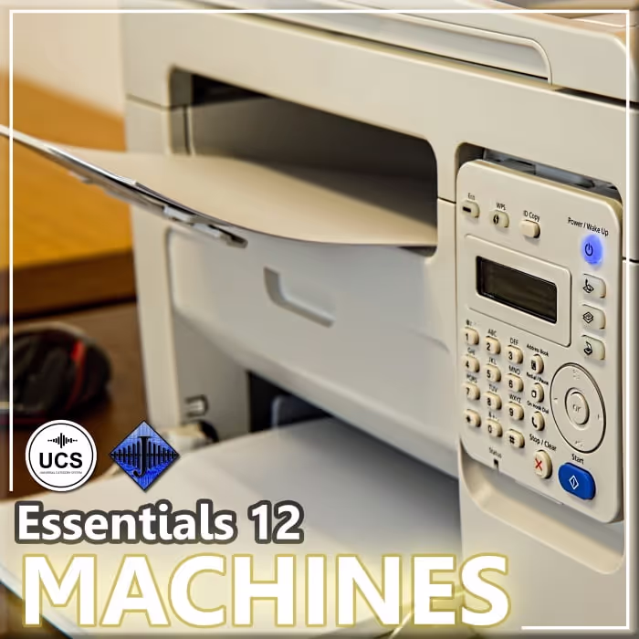 Essentials 12 - Machines sound effects library by InspectorJ