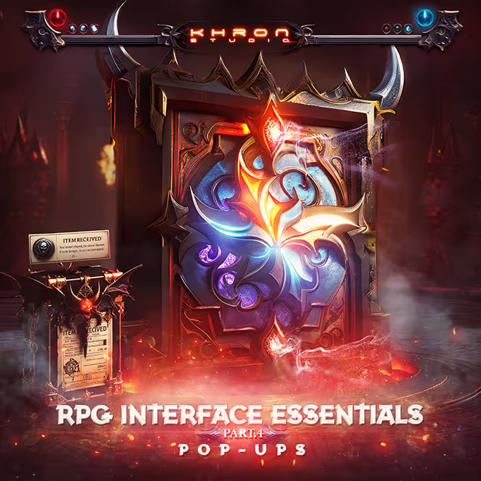RPG Interface Essentials - Pop-Ups sound effects library by Khron Studio