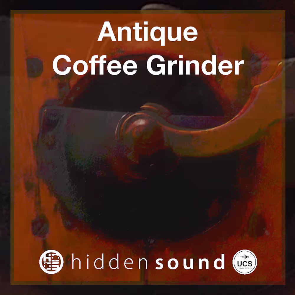 Antique Coffee Grinder sound effects library by Hidden Sound