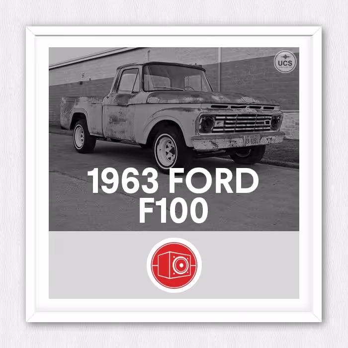 Ford F100, 1963 sound effects library by Big Room Sound
