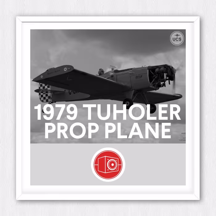 1979 Tuholer Prop Plane sound effects library by Big Room Sound