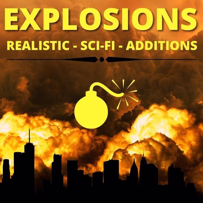 Bombs and Explosions Sound Effects Pack by Cyberwave Orchestra