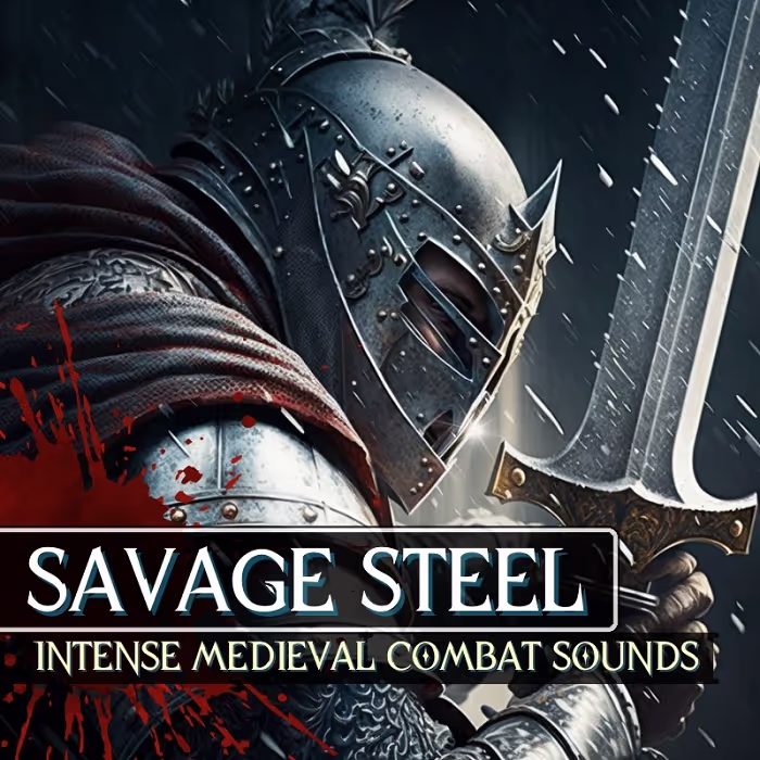 Savage Steel: Intense Medieval Melee Weapons Combat Sound Pack sound effects library by Cyberwave Orchestra