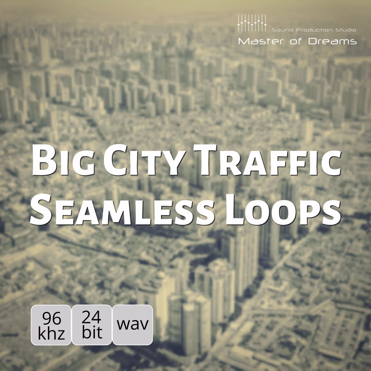 Ambience Big City Seamless Loops sound effects library by Master of Dreams