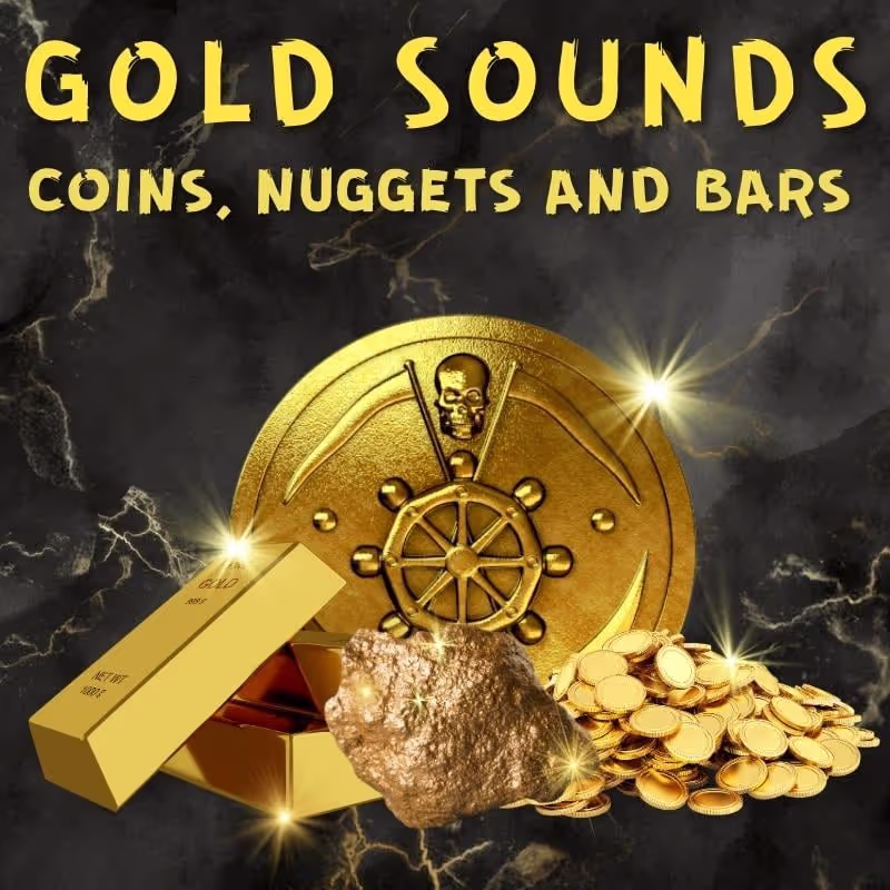 Gold Sound Effects Pack - Coins, Nuggets and Bars by Cyberwave Orchestra