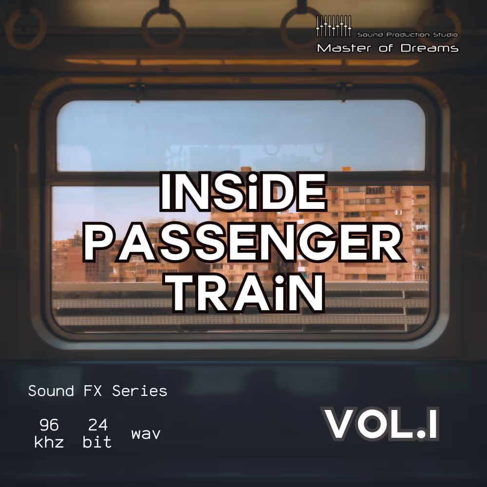 Inside Passenger Train Vol.1 sound effects library by Master of Dreams