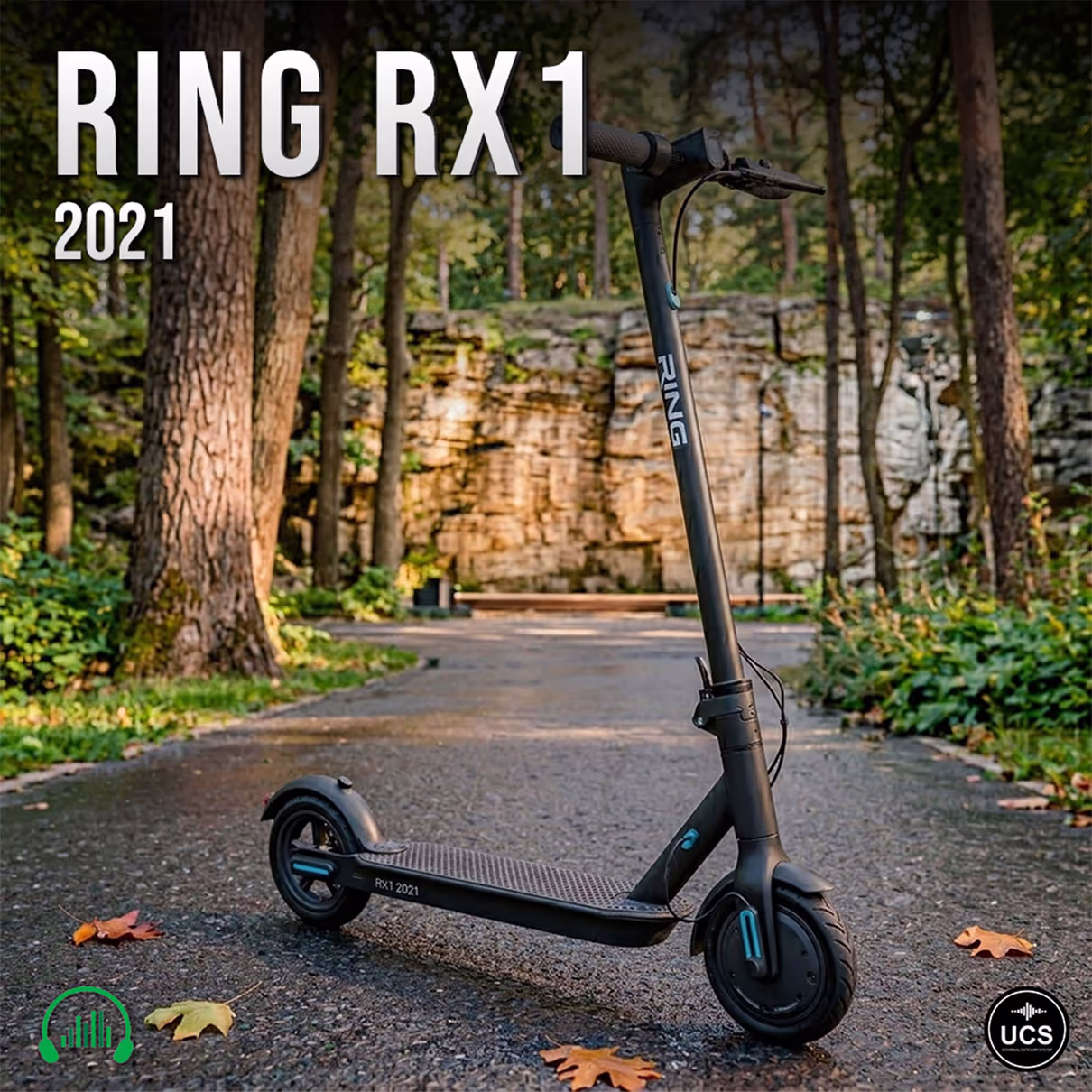 Ring RX1 2021 electric kick scooter sound effects library by Krampfstadt Studio