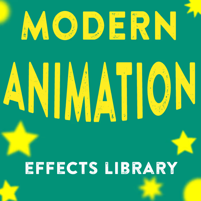 Modern Animation Library by Hugmonster Sound
