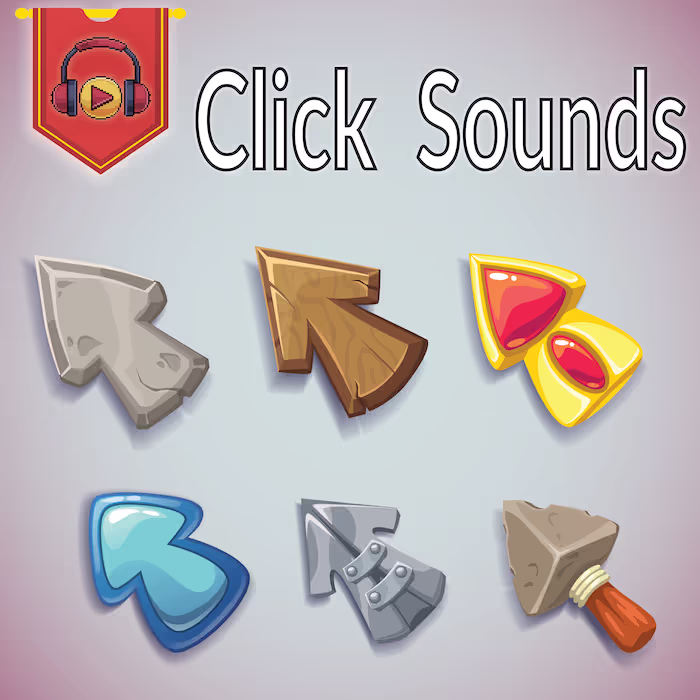 Clicks Sounds (UI SFX) by The Sound Guild