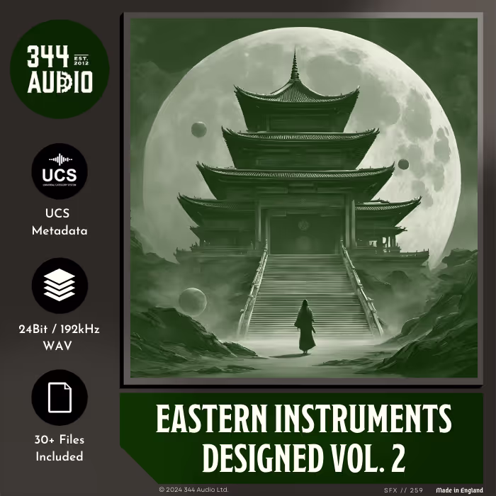 Eastern Instruments Designed Vol. 2 sound effects library by 344 SFX