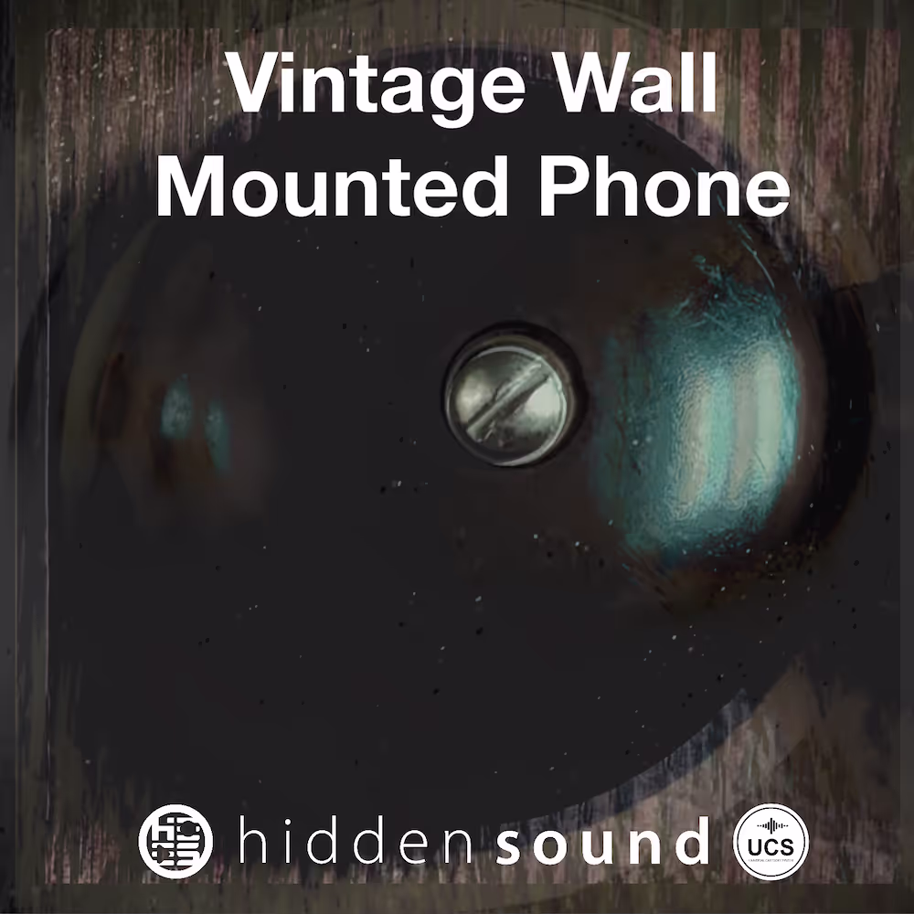 Vintage Wall Mounted Phone sound effects library by Hidden Sound
