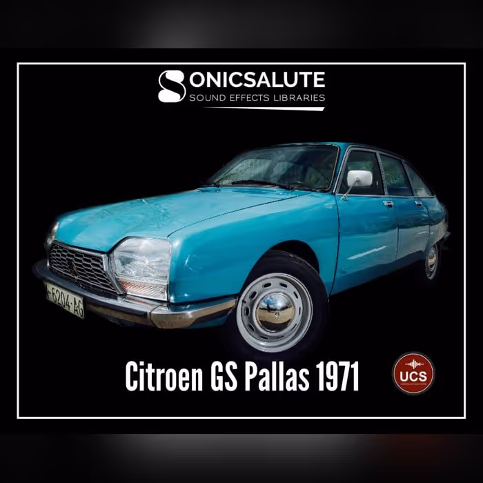 The Citroen GS Pallas 1971 sound effects library by SonicSalute