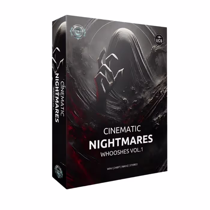 Cinematic Nightmares - Whooshes Vol.1 sound effects library by Evolved Audio