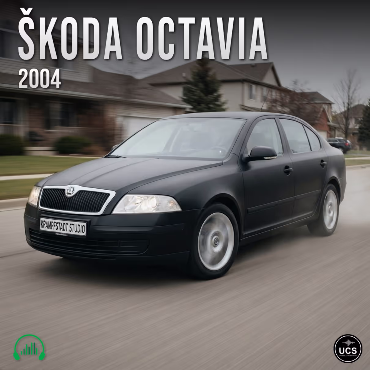 Skoda Octavia 2004 compact car sound effects library by Krampfstadt Studio