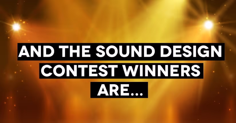 Sound design contest winners
