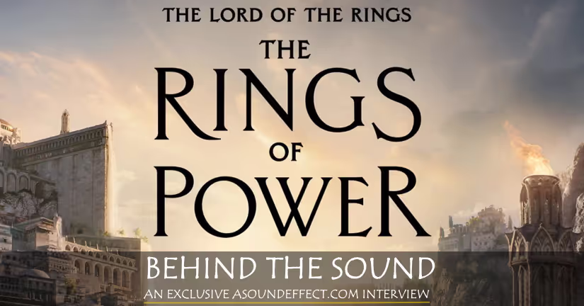 Lord of The Rings Rings Of Power Sound Interview
