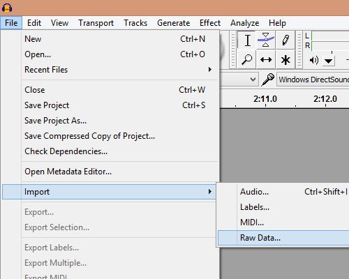 Import Audio