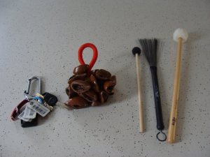 Some of the tools used to make the zither moan and groan