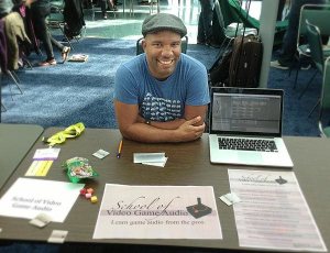 Leonard Paul, at the Audio Engineering Society Education Fair