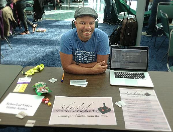 Leonard Paul, at the Audio Engineering Society Education Fair