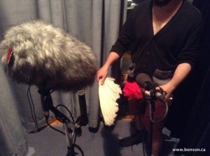 Recording props for a new mythical creature wing design