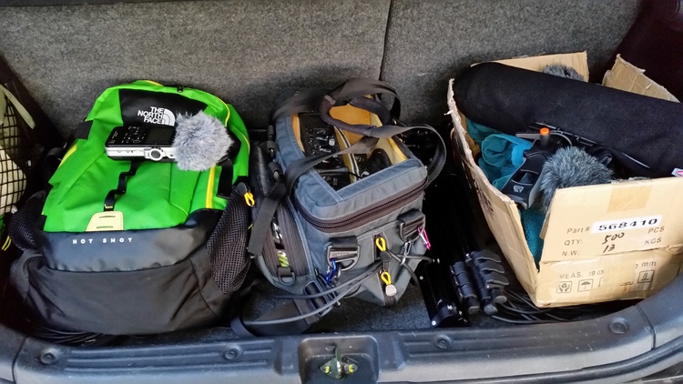 All packed up and ready to go