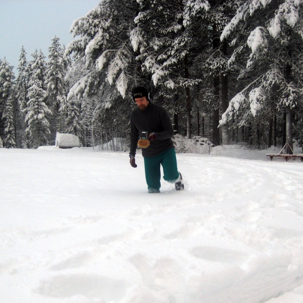 Recording Snow Footsteps