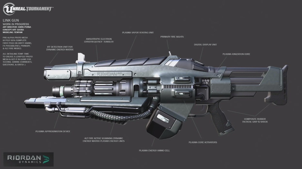 unreal sci-fi weapon