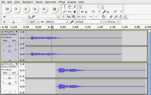 Editing robot voices in Audacity