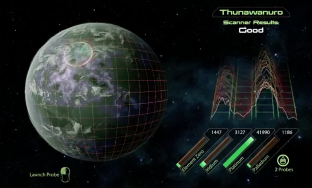 Mining minigame from Mass Effect 2