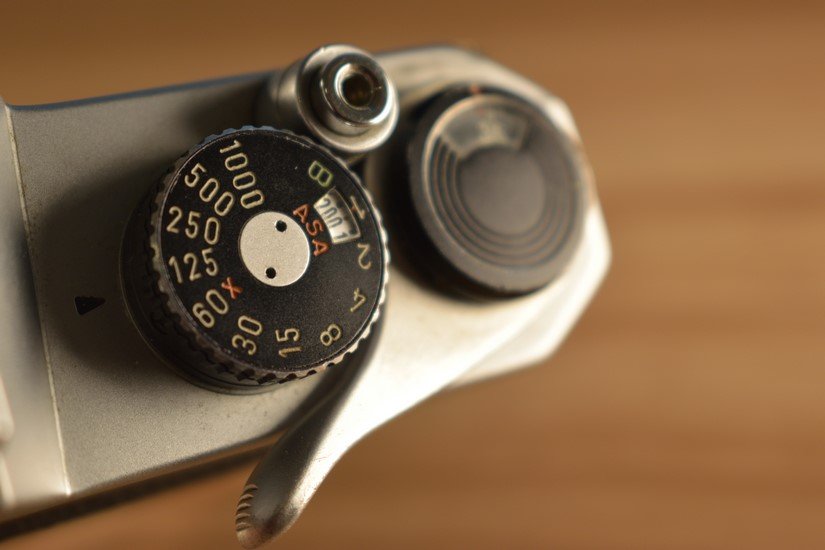 An Asashi Pentax Spotmatic F Shutter release