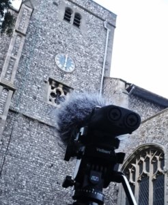 Recording at Thornham All Saints