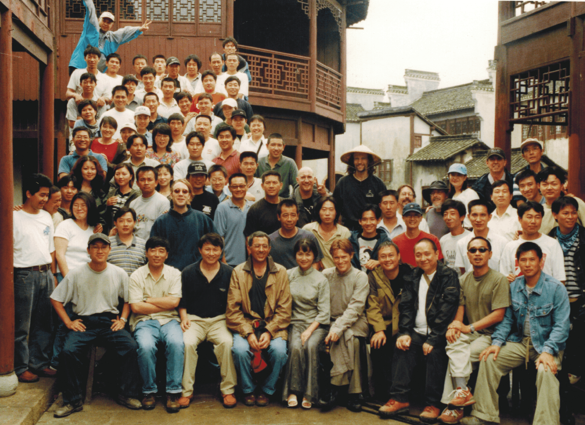 Some cast, but mostly crew picture of Pavilion of Women