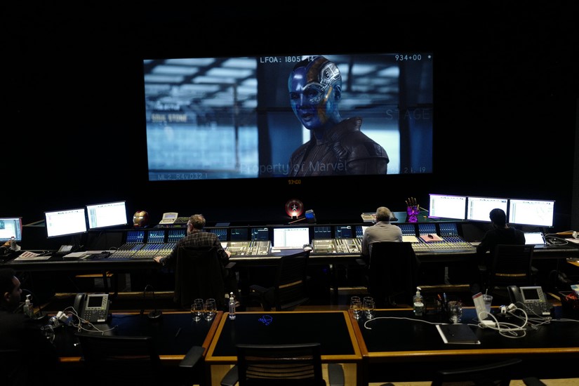 On the stage at Skywalker Sound