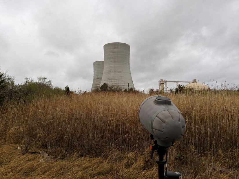 Recording implosion sounds