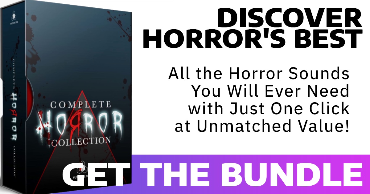 SPOOKY halloween horror sound effects library bundle Scary Horror & Creepy Sounds Ambiences Voice Over & Foley