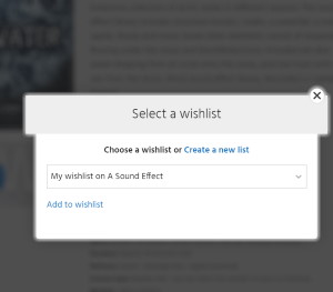 Multiple sound effects wishlists