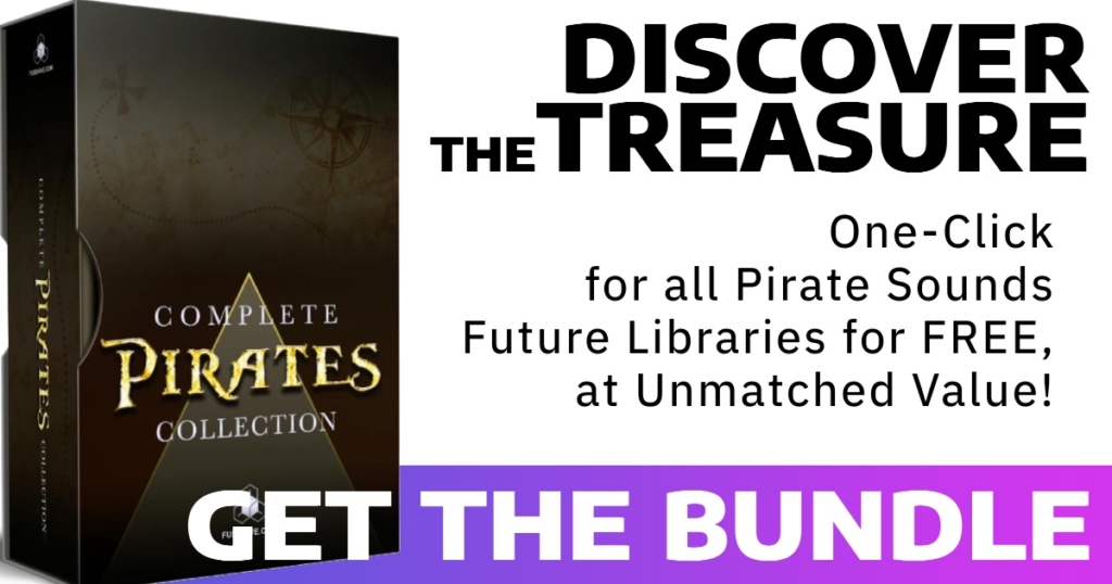 pirate sound effects library bundle Ship Sailing Ambience Old Wooden Boat Interior & Exterior Environment