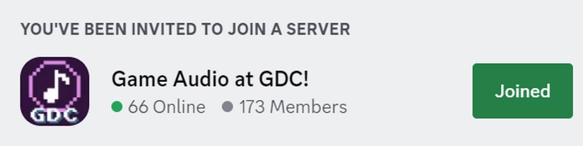 Game Audio at GDC 2024 - discord