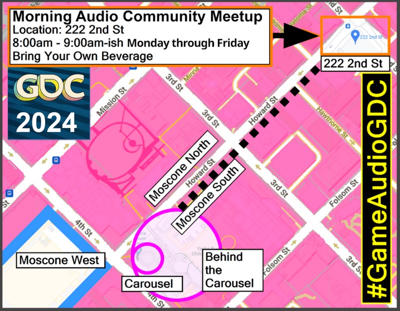 Discord: Game Audio GDC - map