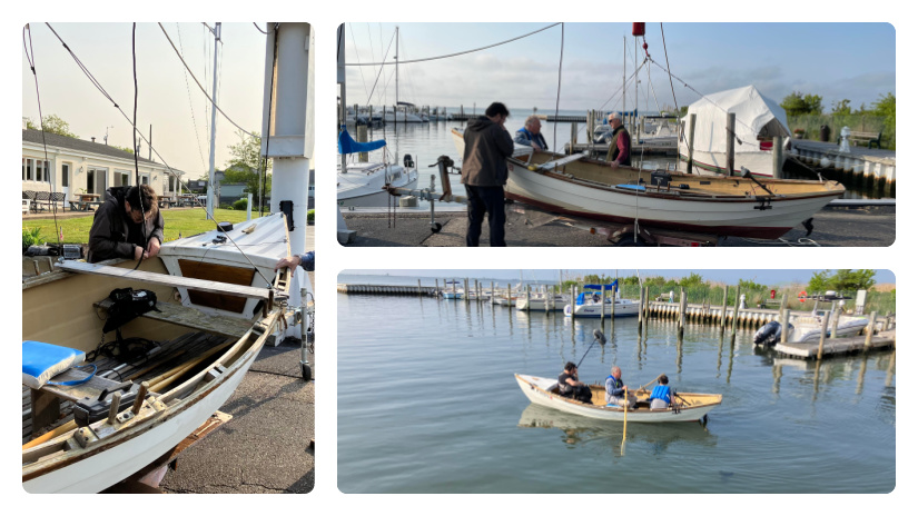 Recording boat sounds for 'Ripley'